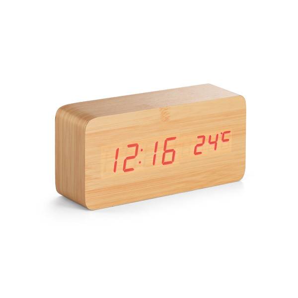Reloj de mesilla en MDF Reloj para escritorio de madera