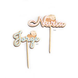 Cake topper para baby shower