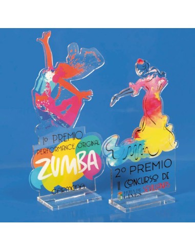 Trofeo de Metacrilato con Forma Personalizada