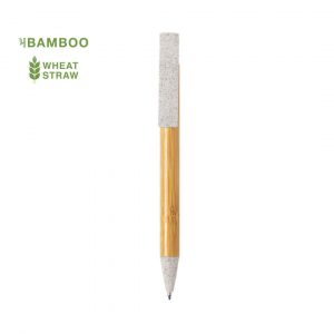 Bolígrafo de bambú y caña de trigo