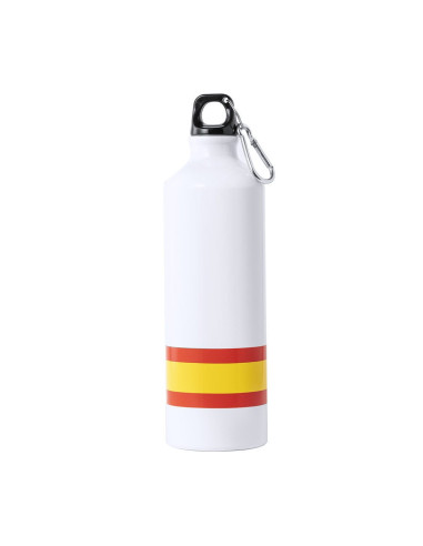 Botella con bandera de España