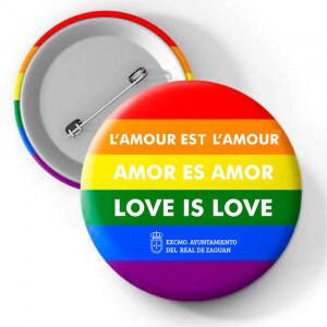 Chapa LGTBI para el Día del Orgullo 2