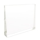 Placa horizontal de cristal