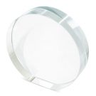 Taco de cristal circular