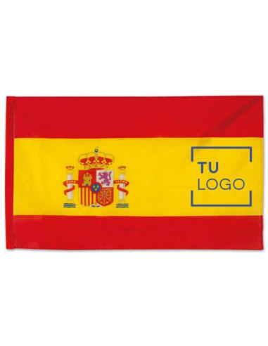 Bandera de España con escudo