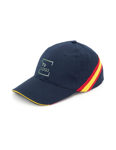 Gorra con bandera de España