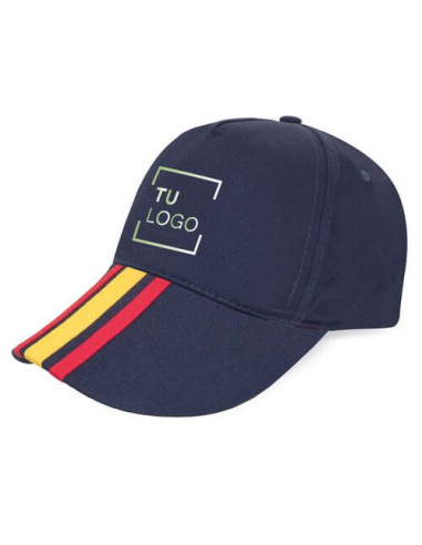 Gorra de España de algodón | Gorra de 5 paneles de España