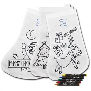 Calcetines de navidad para pintar