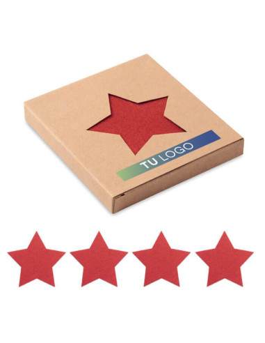 Posavasos Estrella de Fieltro RPET