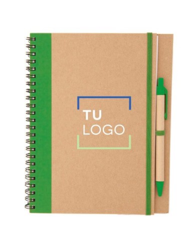 Cuaderno de cartón con anillas