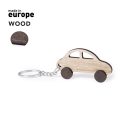 Llavero de madera coche