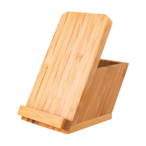 Porta Lápices de Madera con Cargador 2