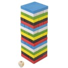 Juego jenga de colores