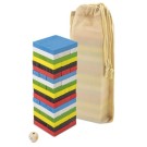 Juego jenga de colores