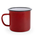 Taza metálica de colores personalizada