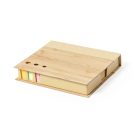 Portanotas con caja de bambú