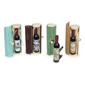 Abridor de botellas con cajita de bambú