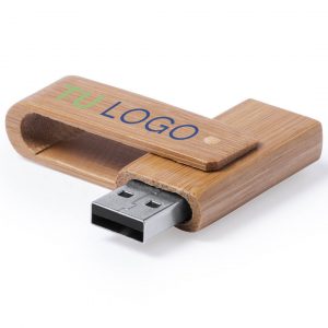 Memoria USB de bambú