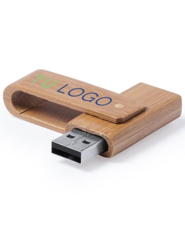 Memoria USB de bambú