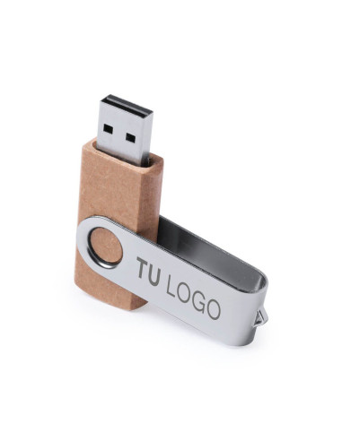 Memoria USB de cartón reciclado