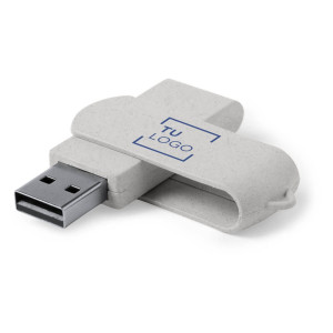 Memoria USB de caña de trigo