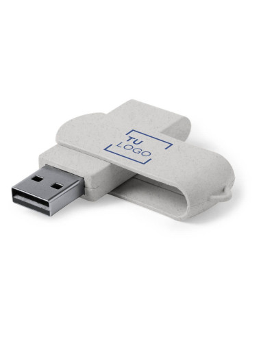 Memoria USB de caña de trigo