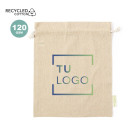 Bolsa de algodón reciclado saco 120 gr/m2