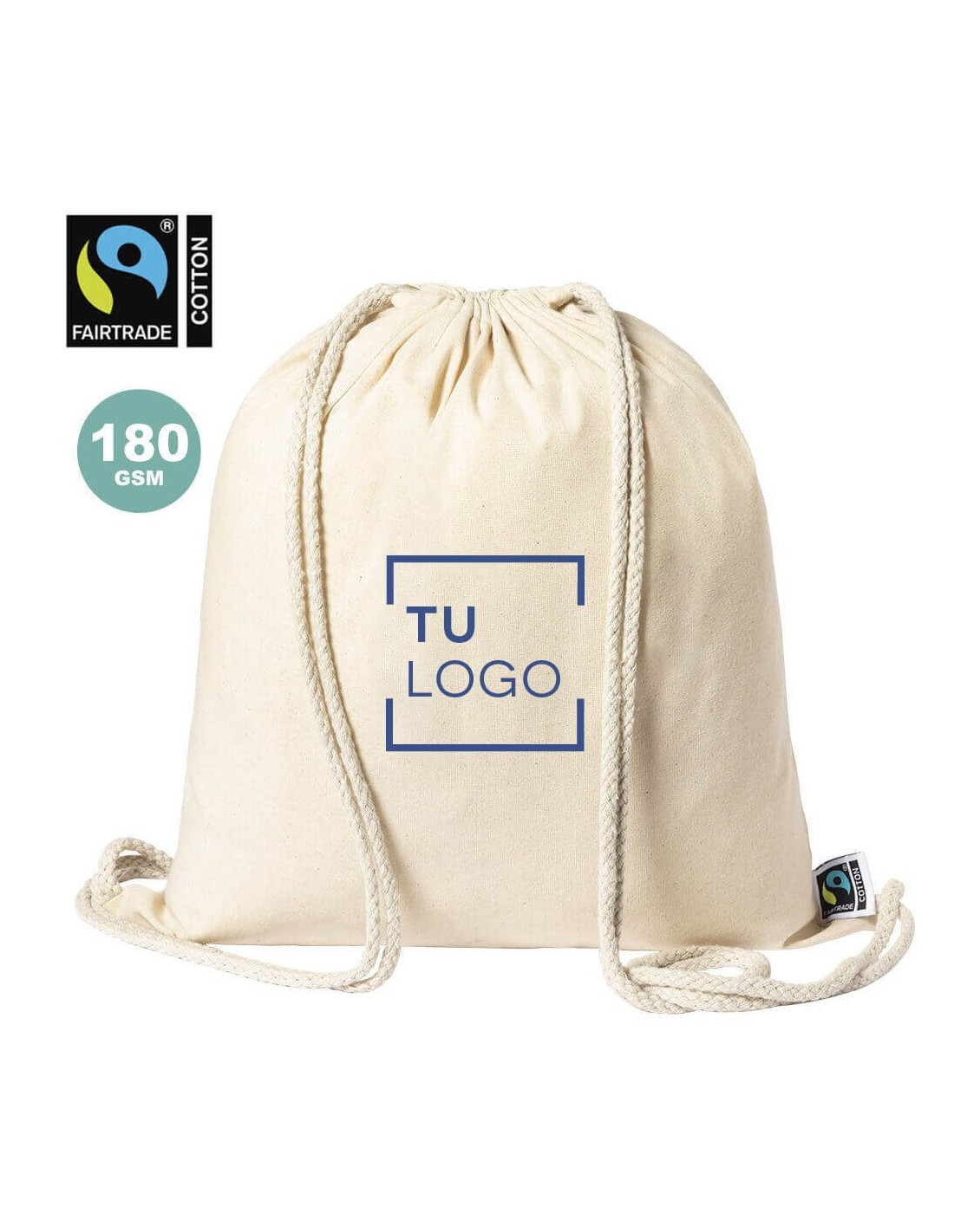 Mochila Saco de Algodón Comercio Justo