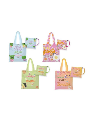 Bolsas plegables con frases