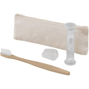 Kit dental Eco con cepillo de dientes de viaje + pasta - Amenities de baño