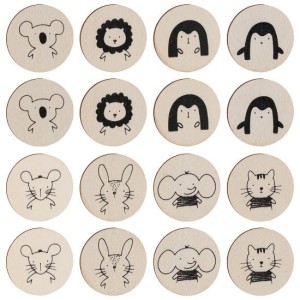 Memory de Animales para Colorear | Set de Pintar Infantil 2