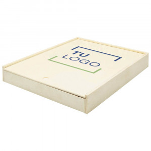 Caja de madera para libreta