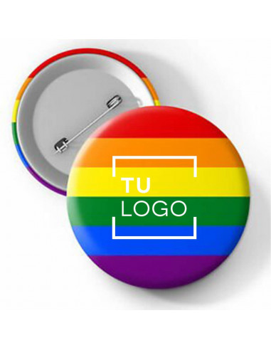 Chapas personalizadas con nombres colección Arcoiris