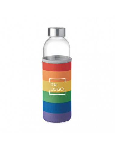 Botella con funda Rainbow