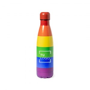 Botella arco iris