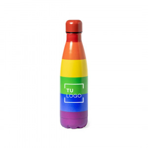 Botella arco iris