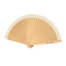 Abanico de madera con funda | Abanico de 23 cm de madera