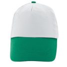 Gorra bicolor de algodón