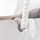 Bolsa de algodón con asa de cordón marinero
