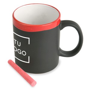Taza pizarra con tiza | Taza para niños con pizarra