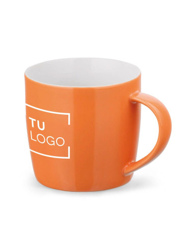 Taza cerámica de 370 ml de colores