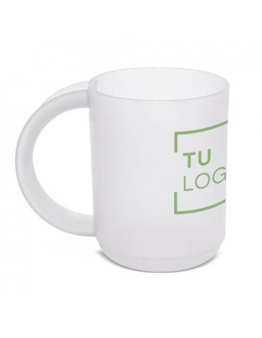 Taza personalizada con tu foto o frase interior y asa de color