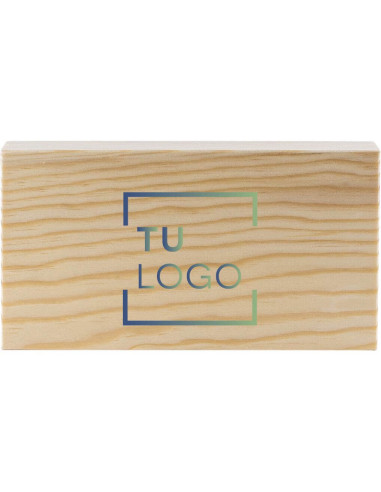 Trofeo de Madera de Pino Rectangular