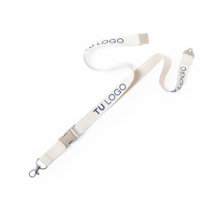 Lanyard doble de algodón