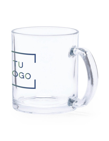 Taza sublimación de cristal. 350 ml.