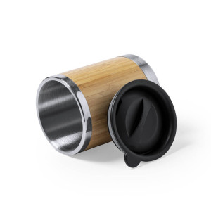 Vaso de bambú con tapa | Vaso de Viaje Ecológico 2