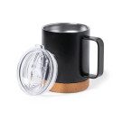 Taza Termo de Acero Inoxidable con base de Corcho