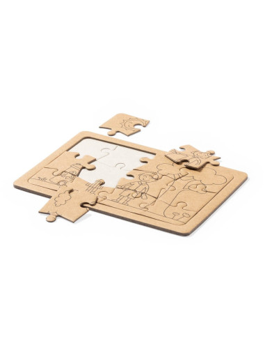 Puzzles de cartón reciclado