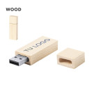 Memoria USB de madera