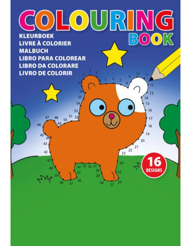 Libro infantil A5 para colorear